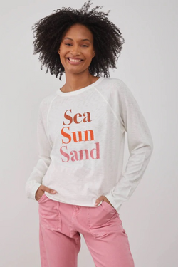 Long Sleeve Tee - See Sun Sand