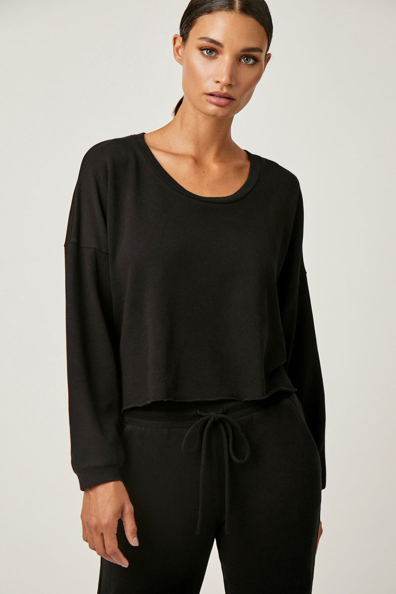 Cutout Back Pullover