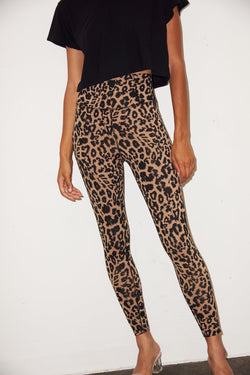 Leopard Zipper Legging